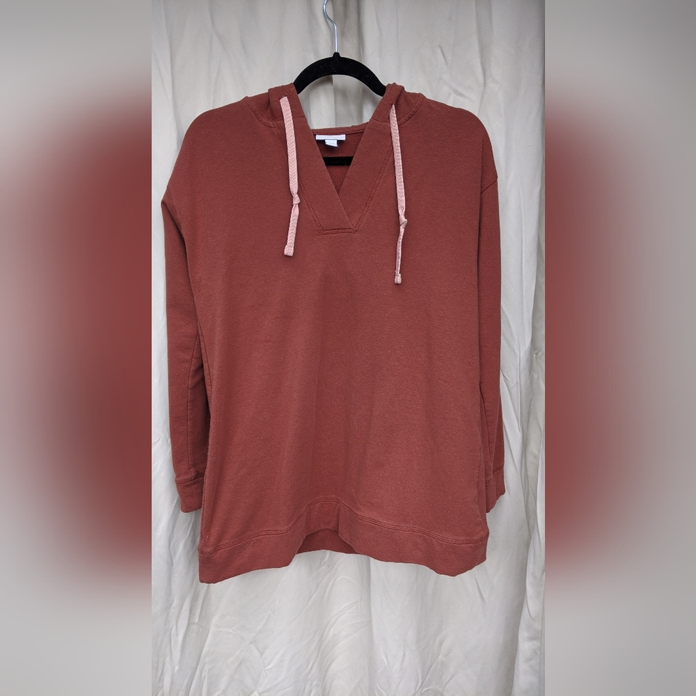 J. Jill Rust Hoodie Top